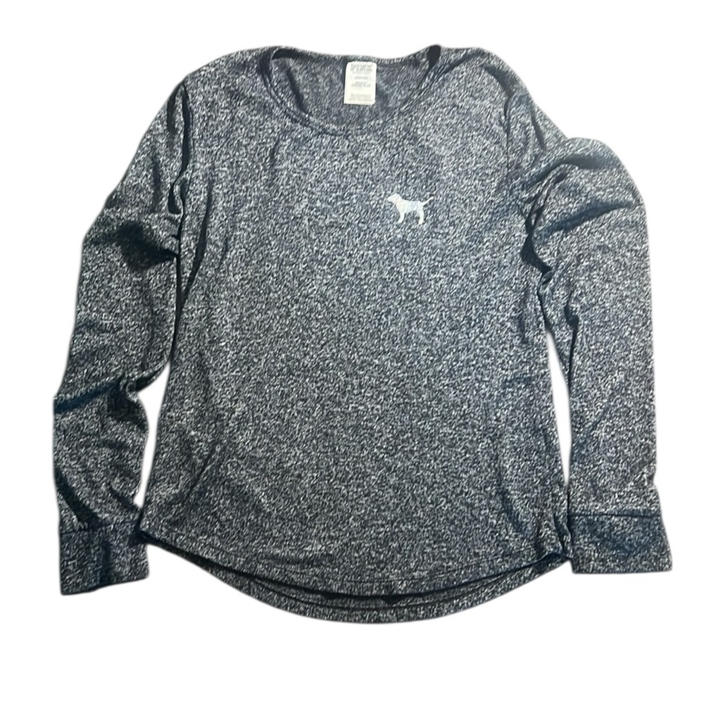 PINK long sleeve lounge wear top